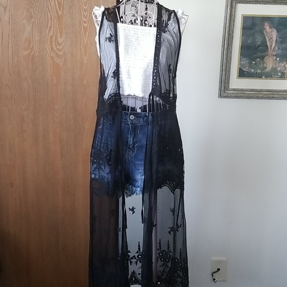 Sheer vest